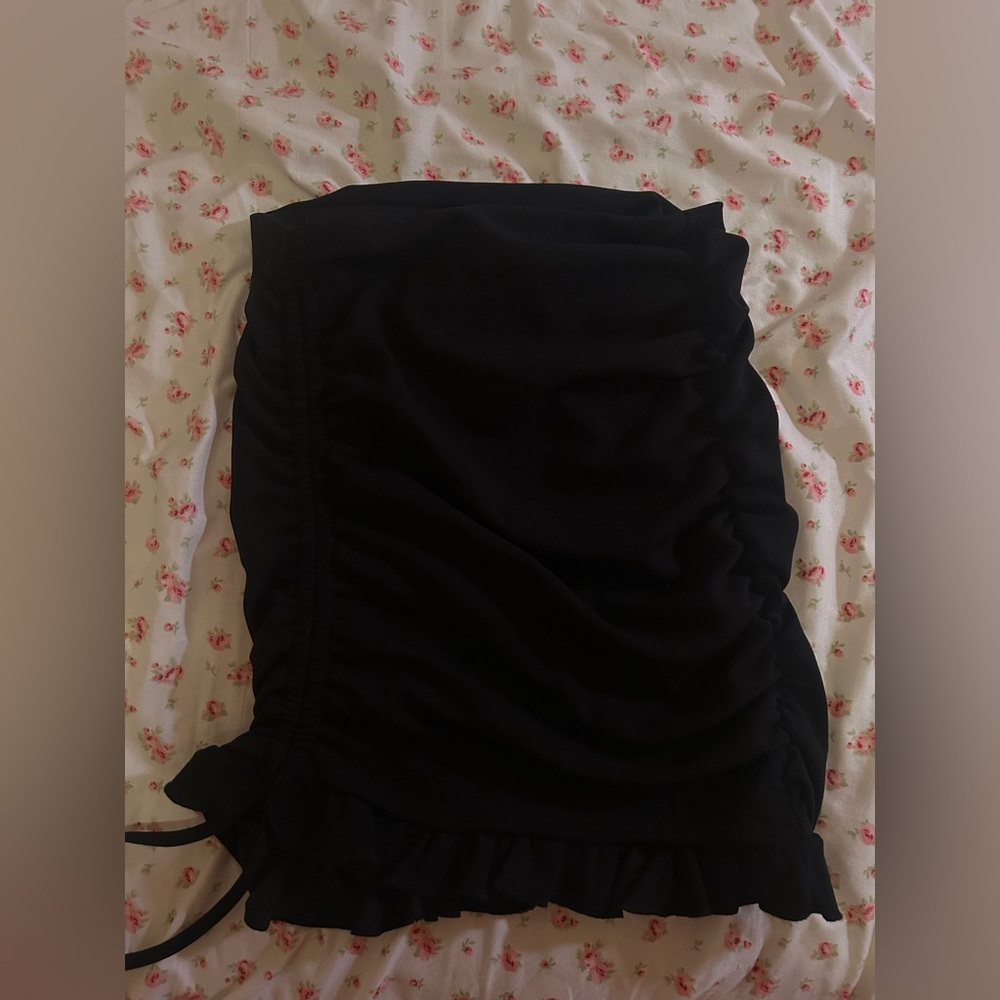 Revamped Midnight Black Skirt